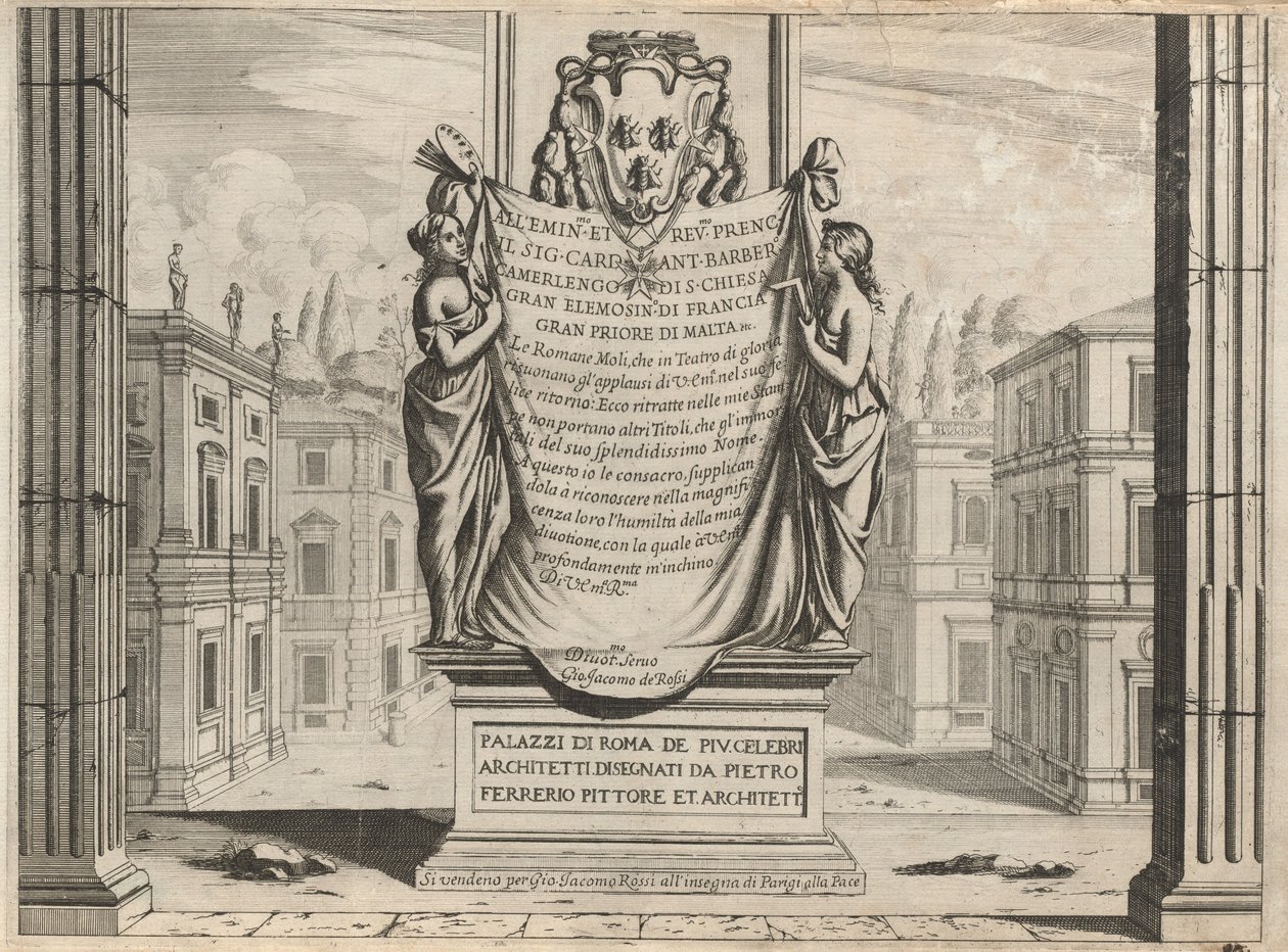 Palazzi di Roma de piu Celebri Architetti - Pietro Ferrerio