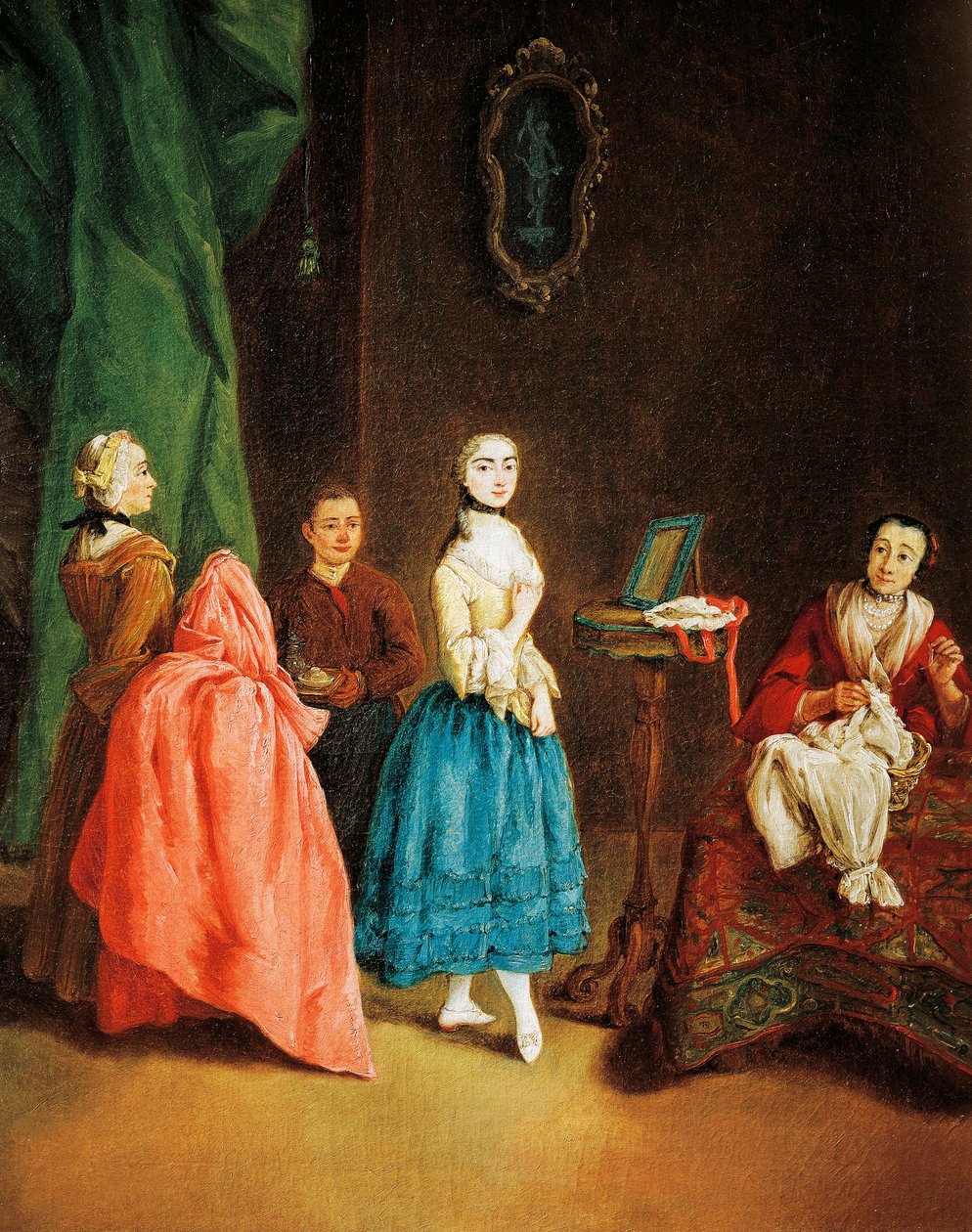 Dame chez la couturière - Pietro Longhi