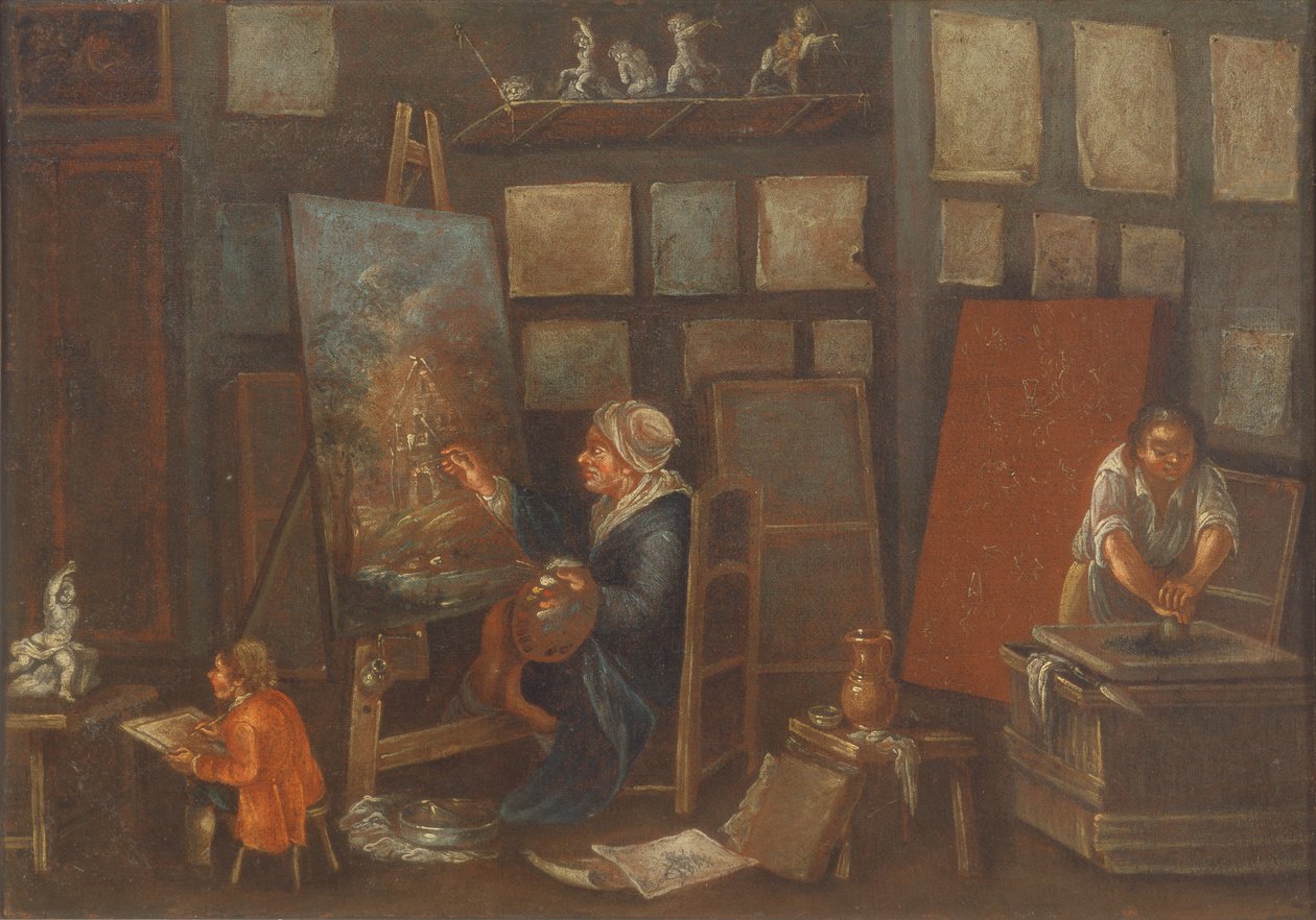 Le peintre - Pietro Longhi