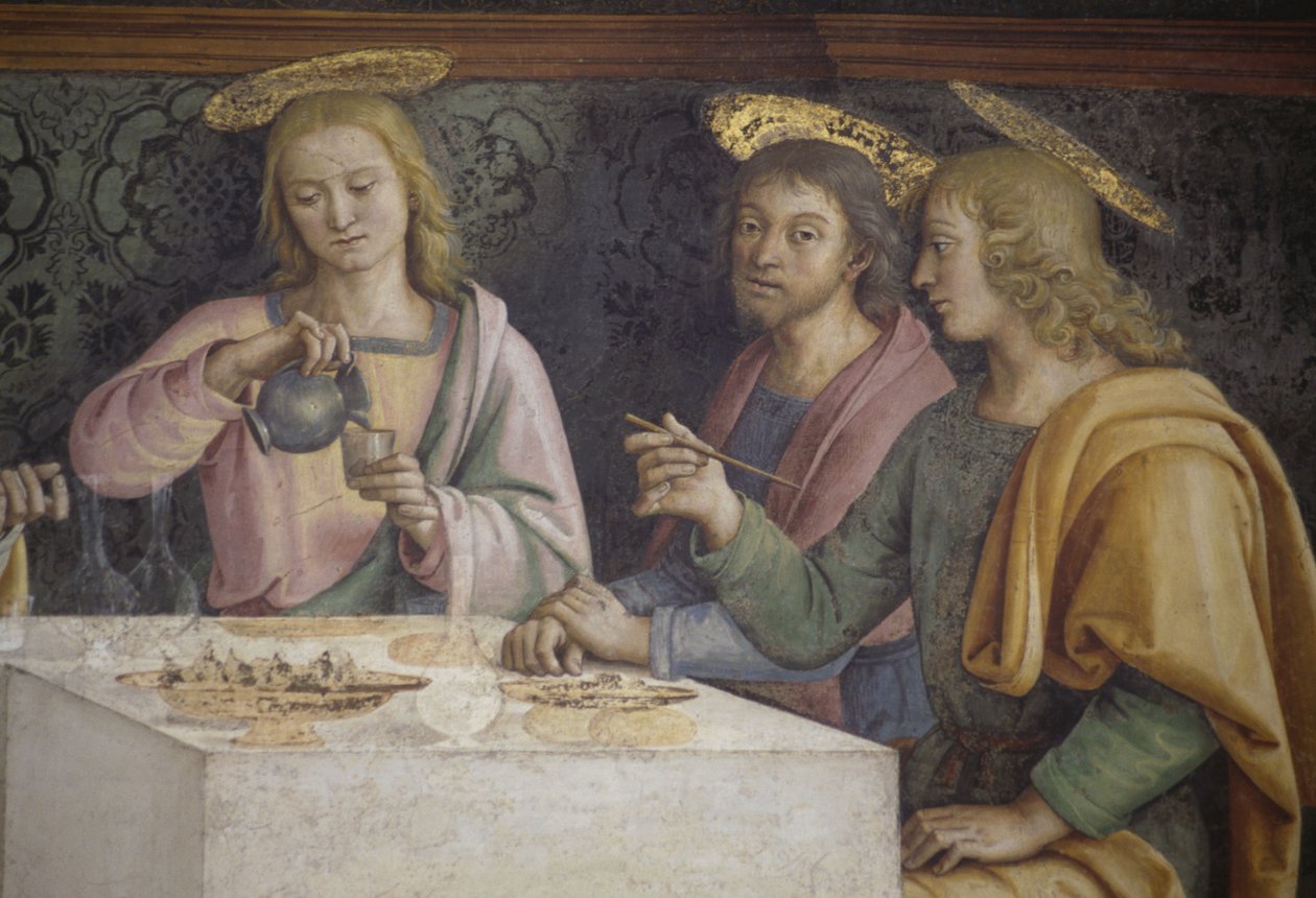 La Cène (détail) - Pietro Perugino