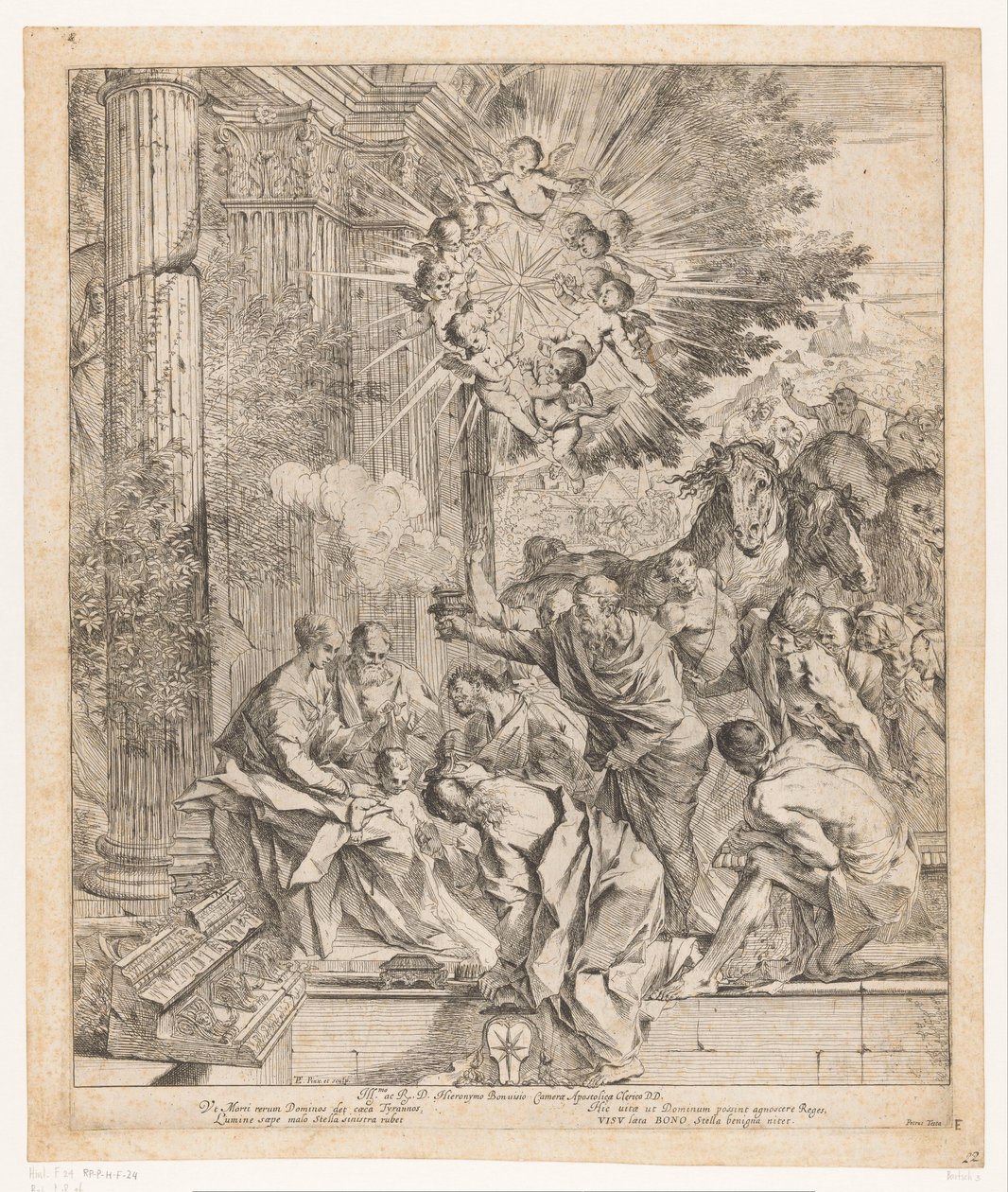 Adoration des mages - Pietro Testa