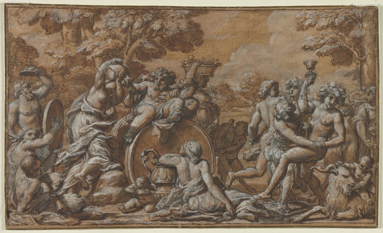 Bacchanale, 1600s - Pietro da Cortona