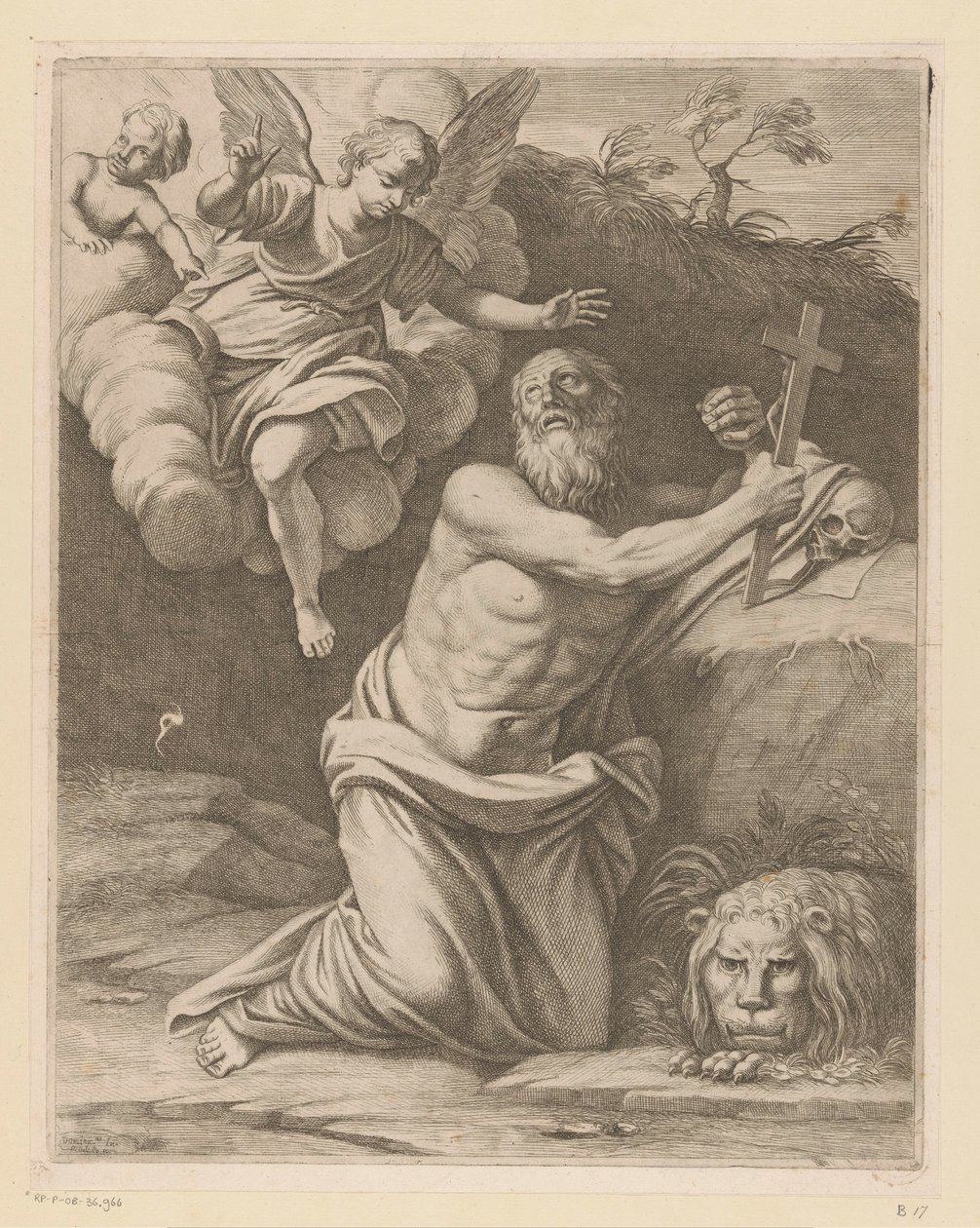 Saint Jérôme dans le désert - Pietro del Po
