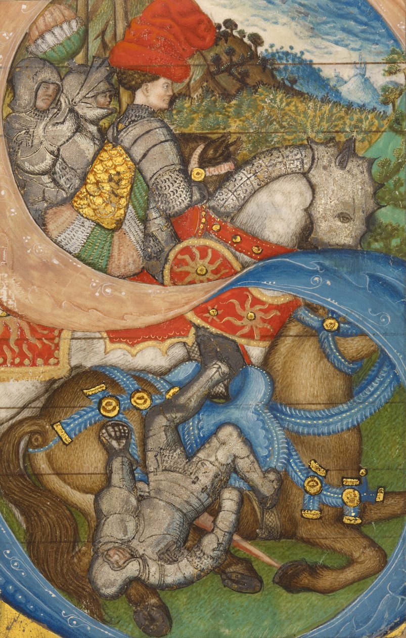 Initiale S : La conversion de Saint Paul - Pisanello