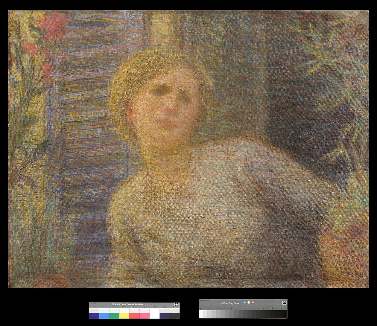 Jeune femme à la fenêtre - Plinio Nomellini