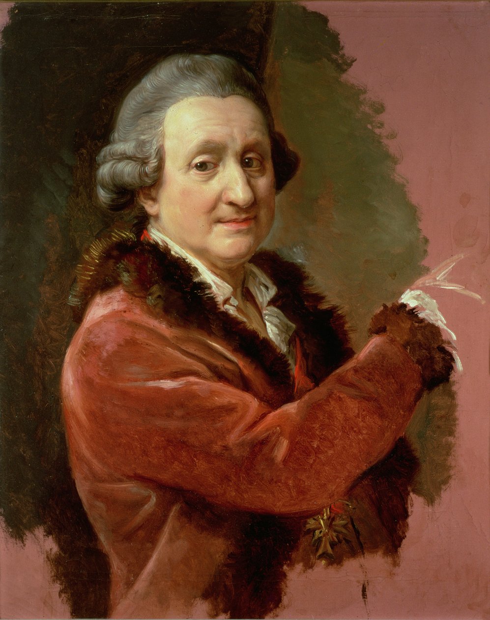 Autoportrait, 1773-87 - Pompeo Girolamo Batoni