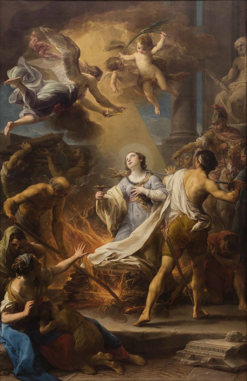 Martyre de Sainte Lucie Pompeo Girolamo Batoni - Pompeo Batoni