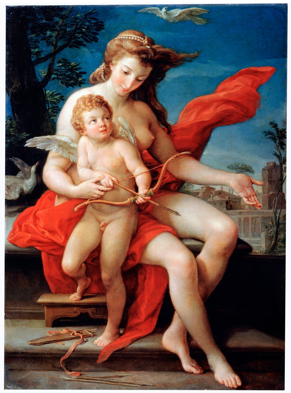 Vénus et Cupidon, 1785 - Pompeo Batoni