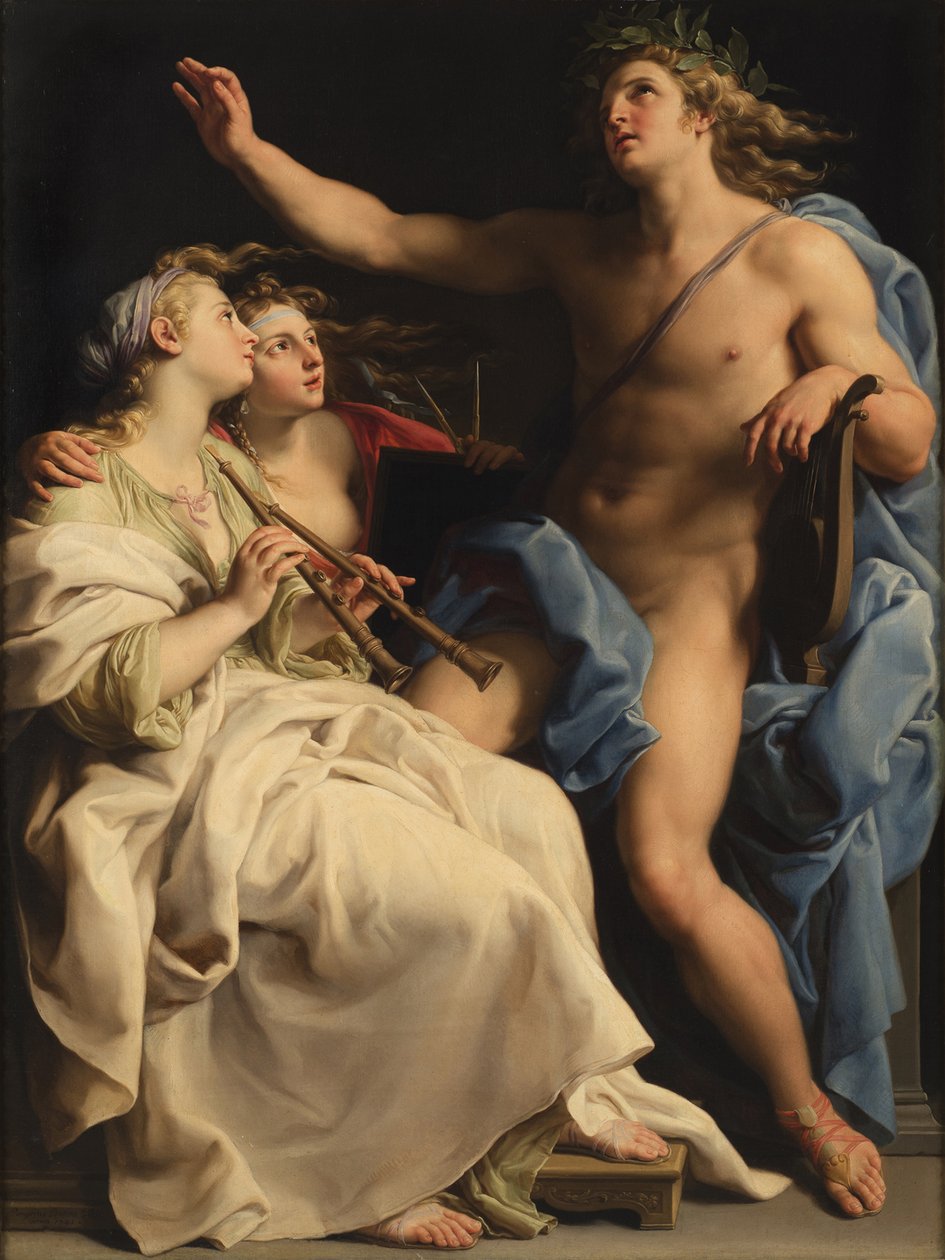 Apollon, Musique et Géométrie, 1741 - Pompeo Girolamo Batoni