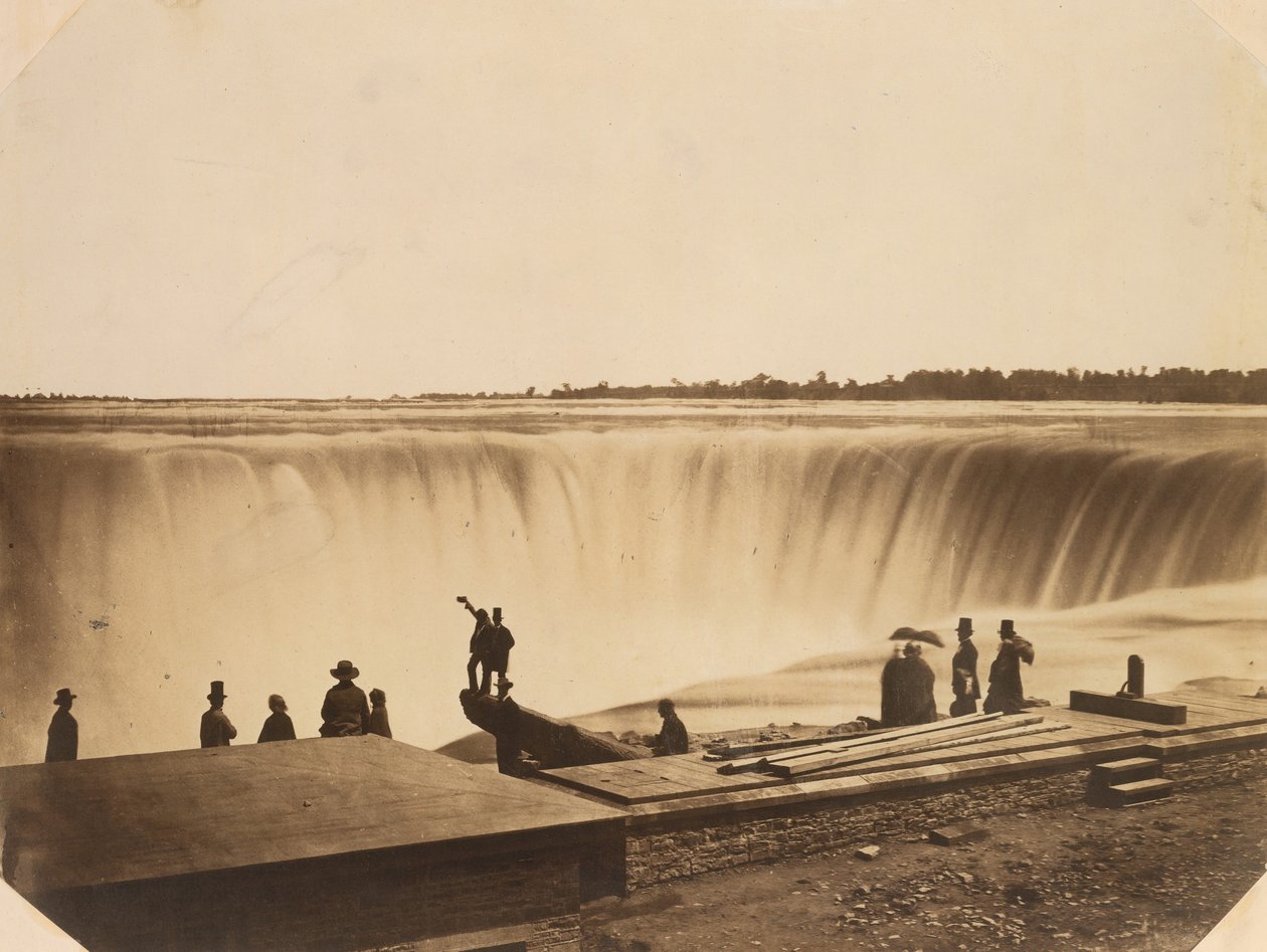 Chutes du Niagara, vers 1855 - Possibly by Silas A. Holmes.
