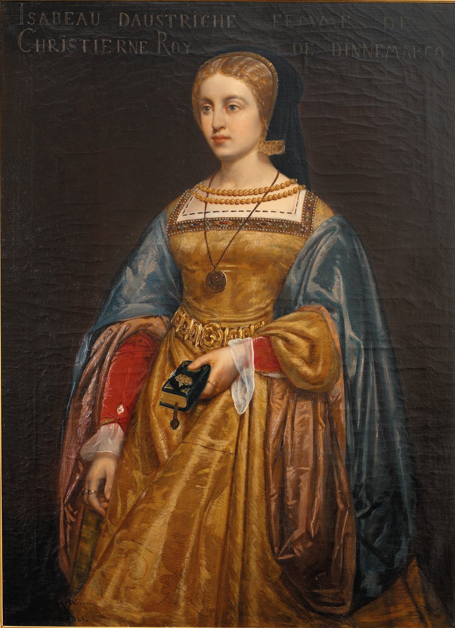 Elisabeth, reine de Christian II - Poul Hagelstein