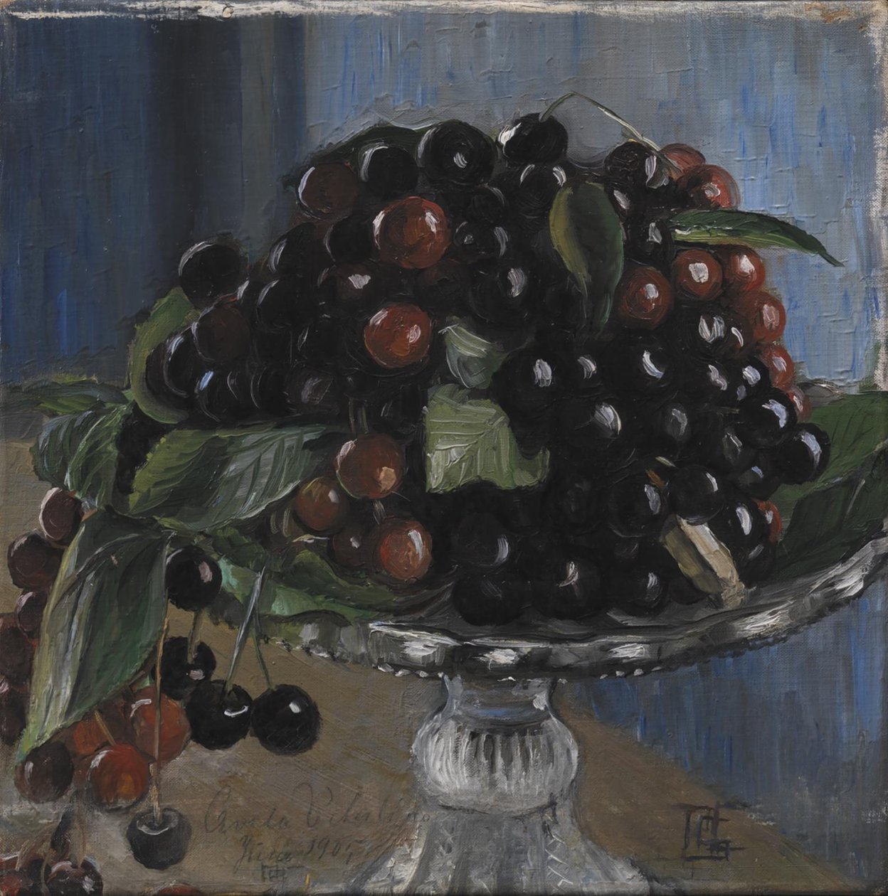 Cerises dans un bol de fruits. Civitá d