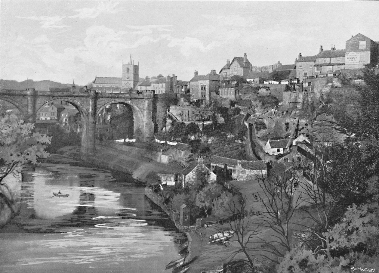 Knaresborough, depuis le château, vers 1896 - Poulton and Co