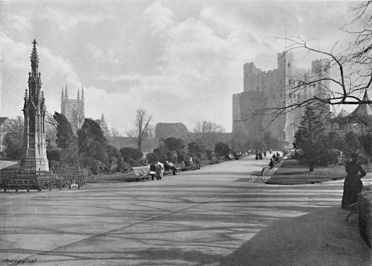 Château de Rochester, vers 1896 - Poulton and Co