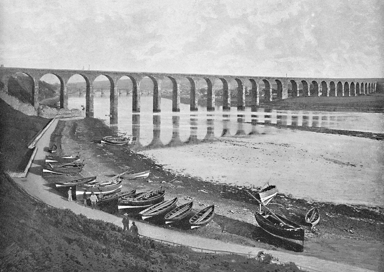 Les Ponts, Berwick-Upon-Tweed, vers 1896 - Poulton and Co