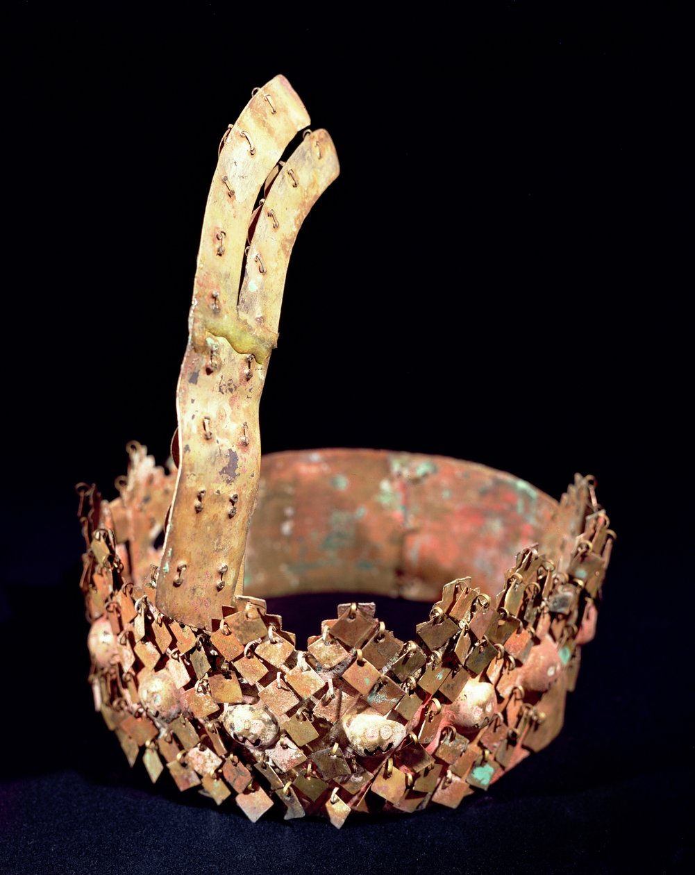 Diadème, Chimu (or) - Pre Columbian