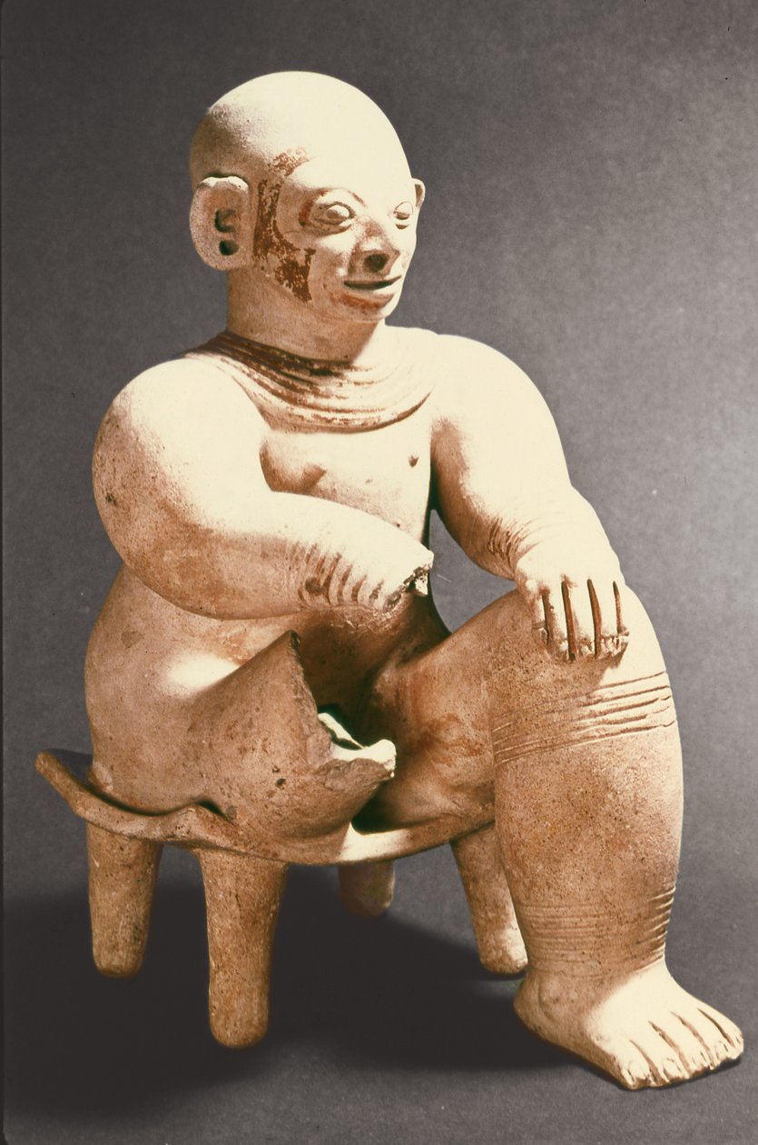 Figure masculine assise, Eldorado - Pre Columbian