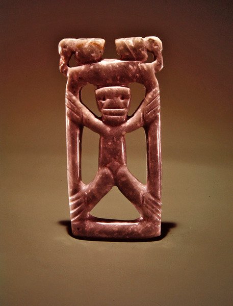 Pendentif figuratif encadré, de Guacimo, région de Linea Vieja - Pre Columbian Pre Columbian