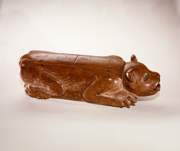Tambour jaguar accroupi, culture Aztèque - Pre Columbian Pre Columbian