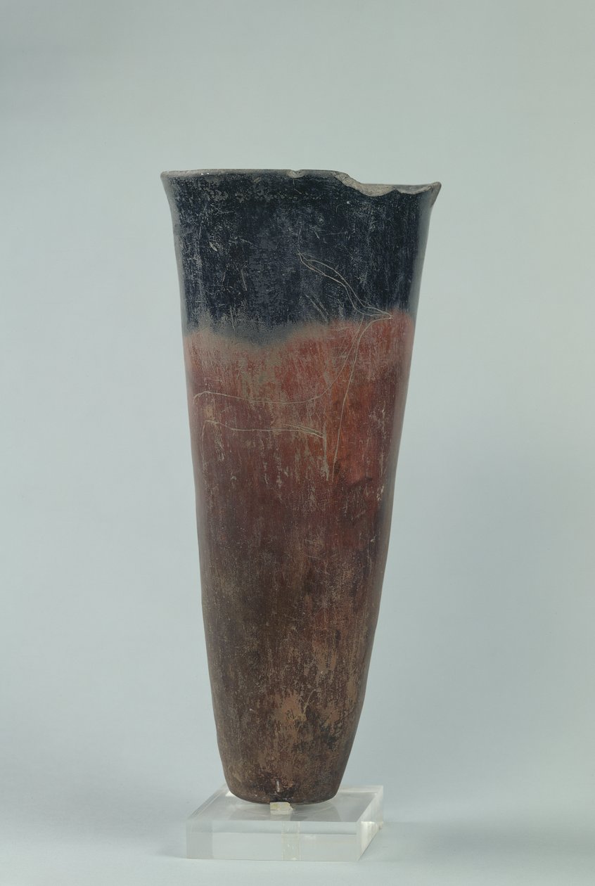 Vase à bord noir, période Naqada I-II (poterie) - Predynastic Period Egyptian