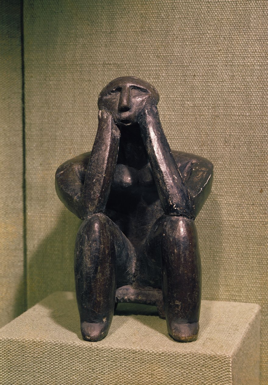 Le Penseur de Cernavodă, culture Hamangia, vers 5000 av. J.-C. - Prehistoric