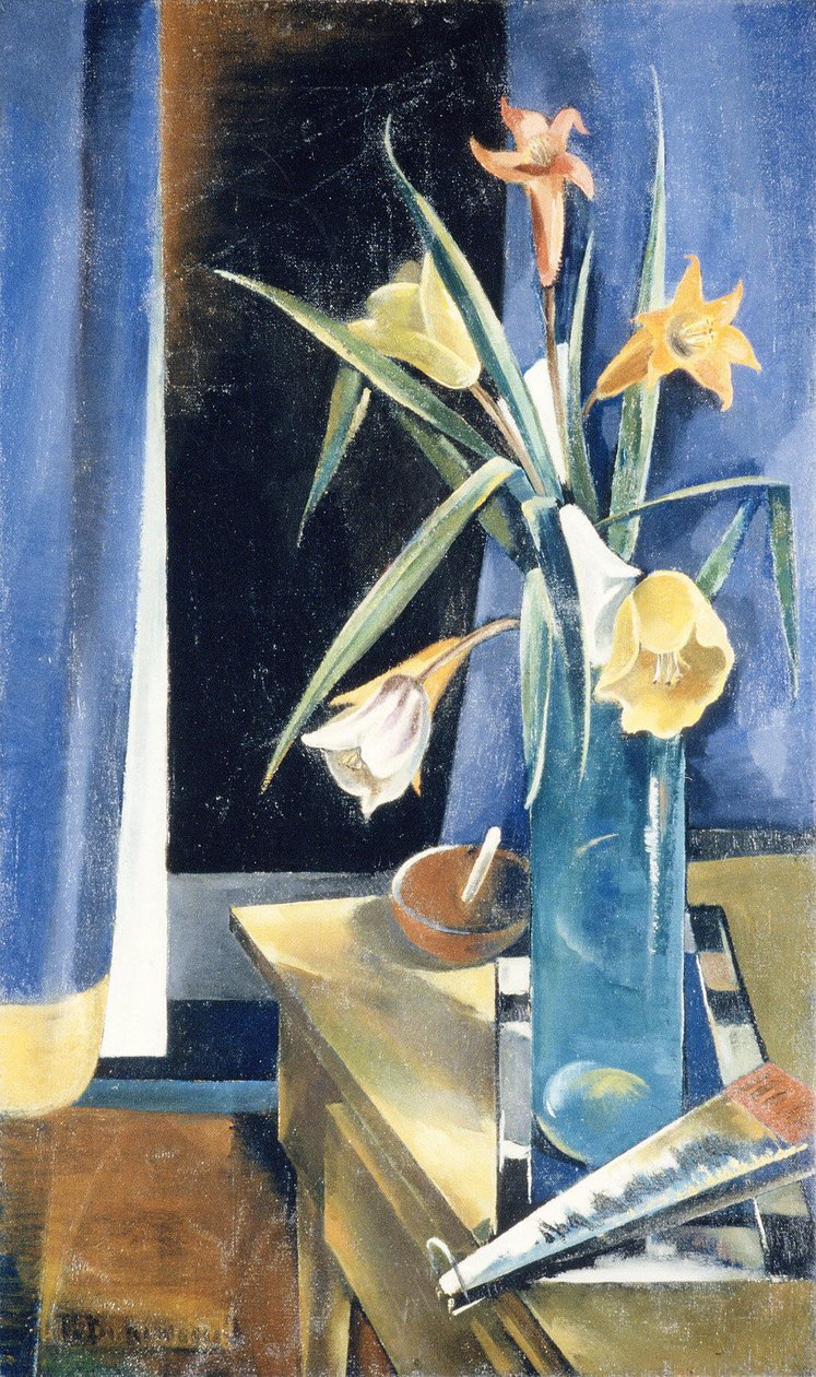 Vase de fleurs, c.1926 - William Preston Dickinson