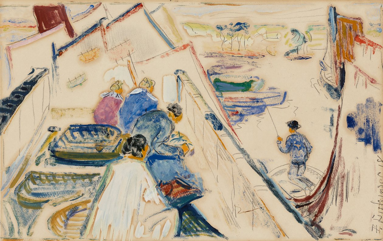 Bateaux de pêche - Preston Dickinson