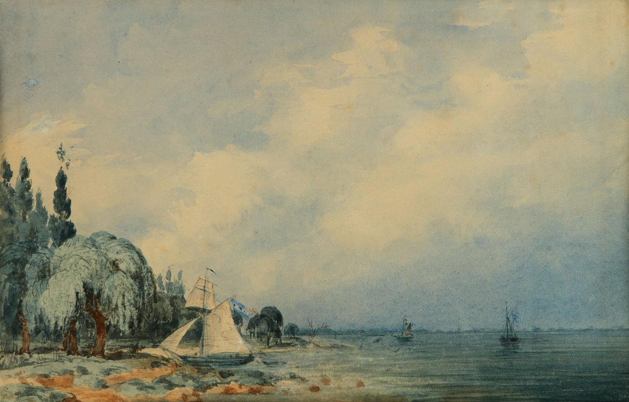 Paysage côtier (San Isidro) - Prilidiano Pueyrredon