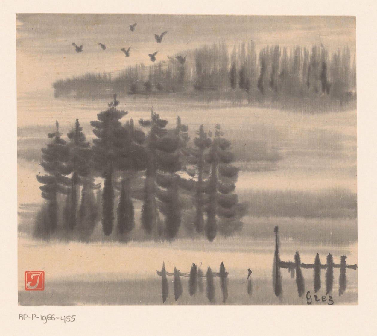 Oiseaux au-dessus d