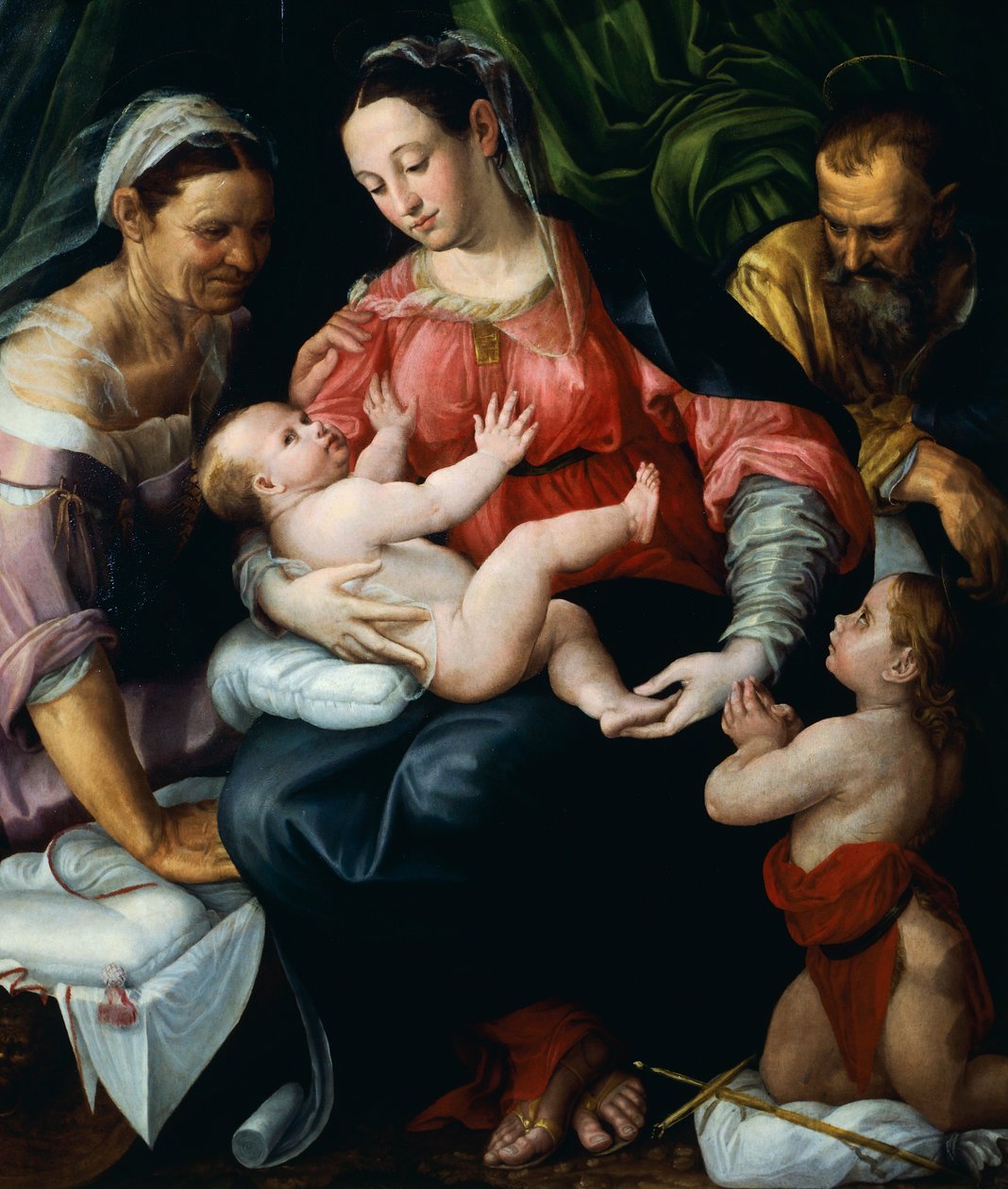 Sainte Famille, par Prospero Fontana (1512-1597) - Prospero Fontana