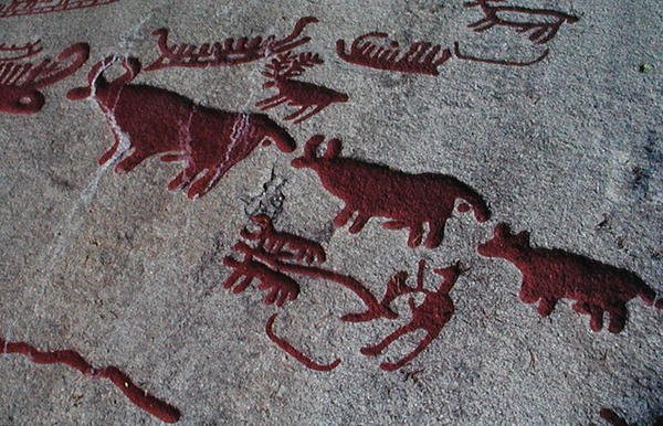 Scène de chasse - Protohistoric