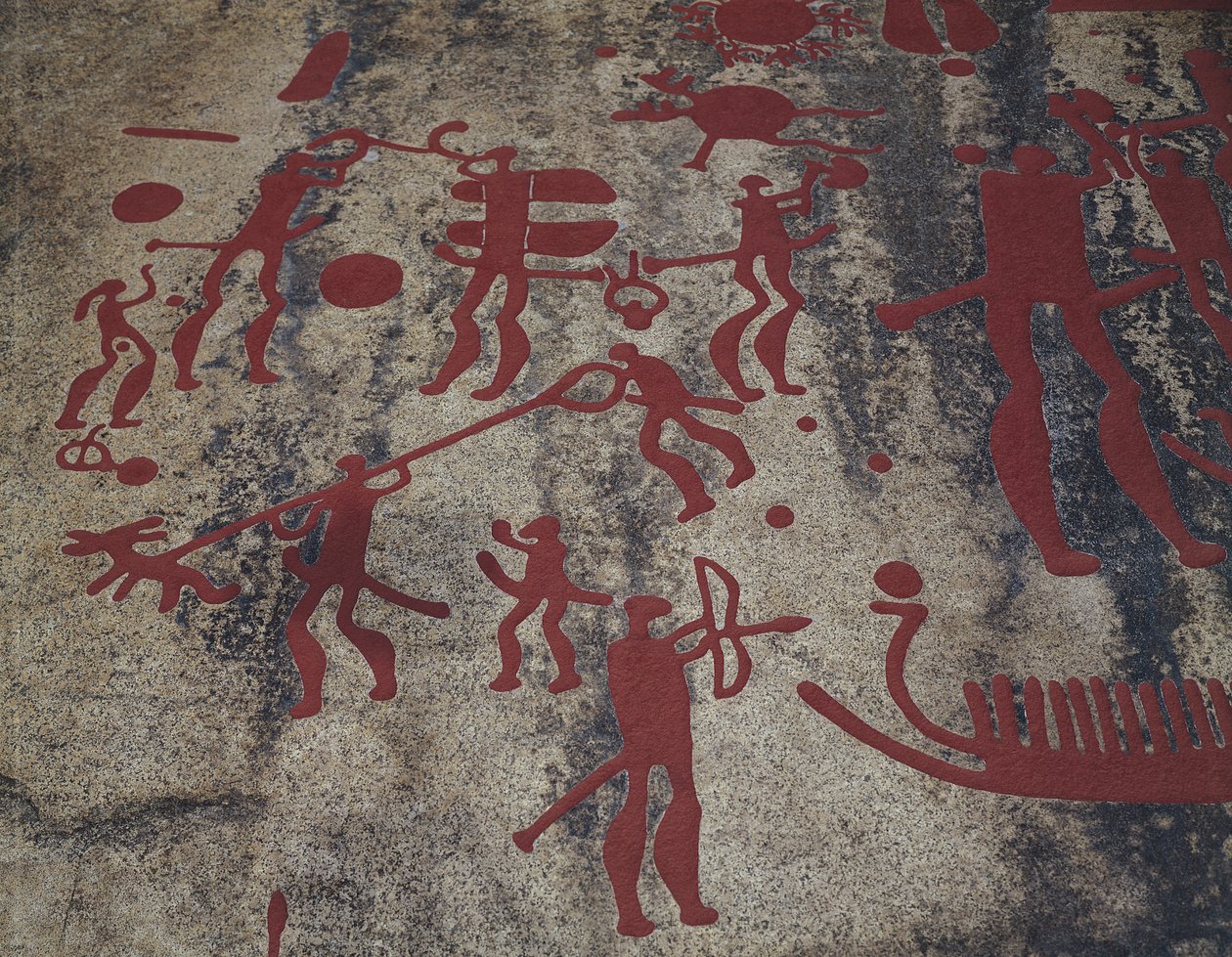 Scènes de chasse (peinture rupestre) - Protohistoric