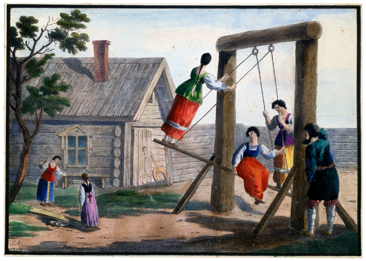 Amusements champêtres, 1825 - Pyotr Alexandrov