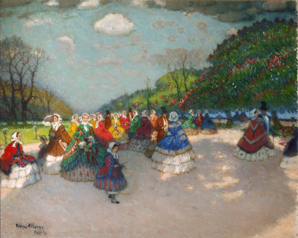 Une promenade dans le parc au printemps - Pyotr Alexandrovich Nilus