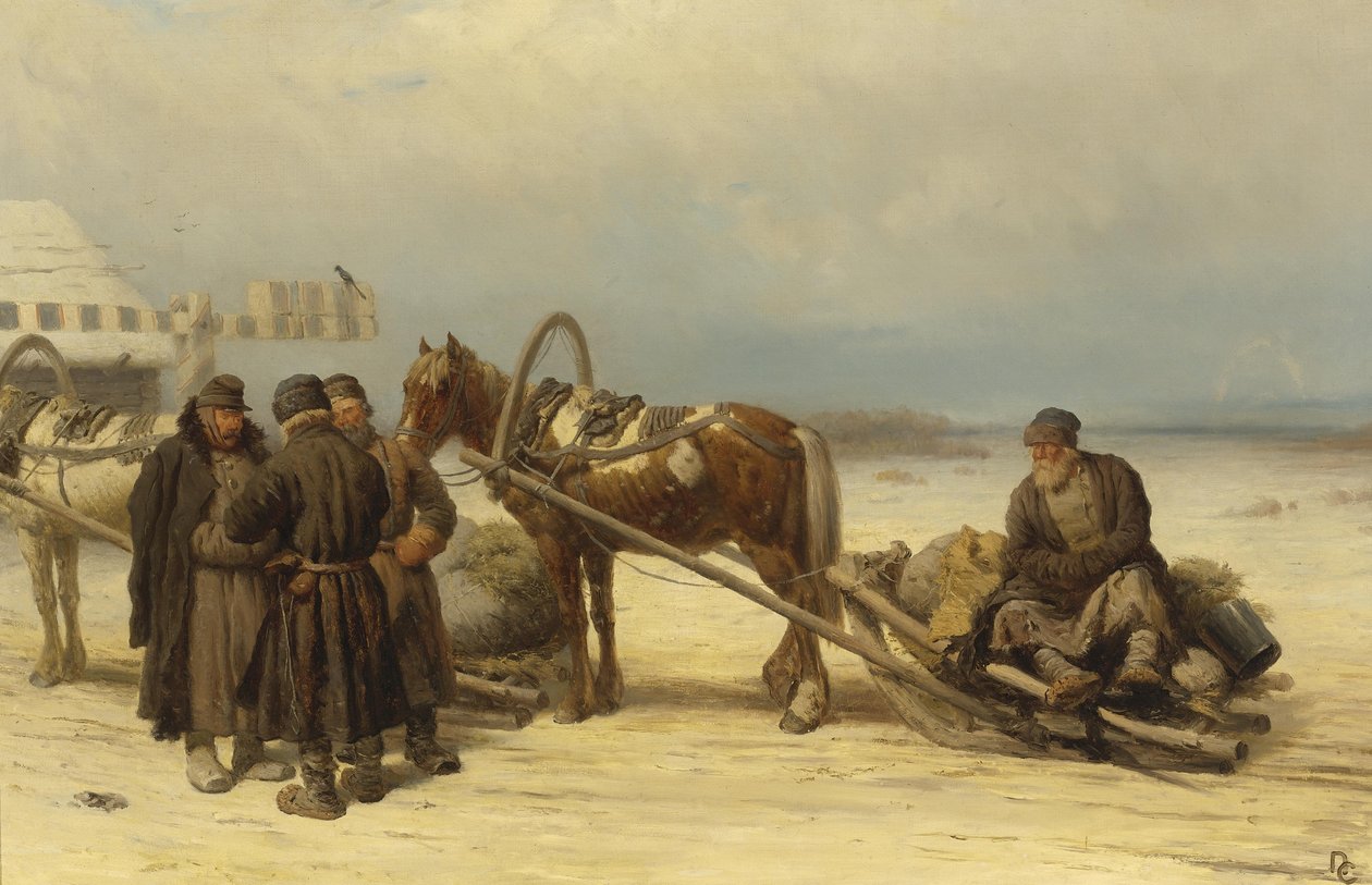 Aux portes - Pyotr Petrovich Sokolov