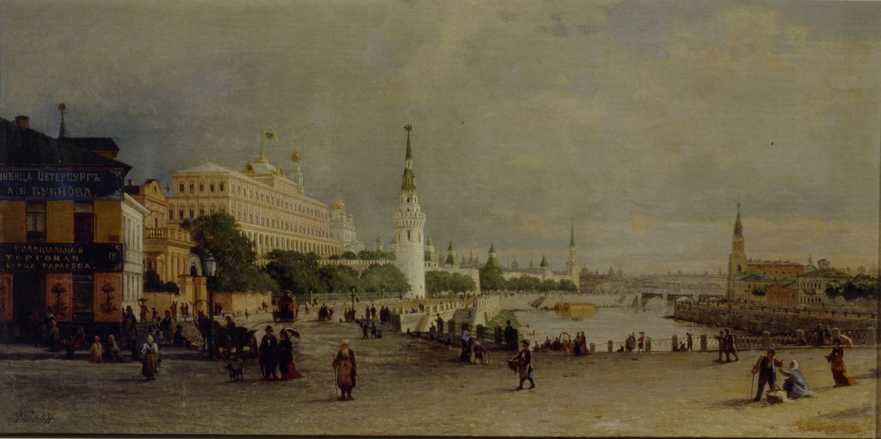 Pont Bolchoï Kamenny à Moscou - Pjotr ​​​​Petrowitsch Wereschtschagin