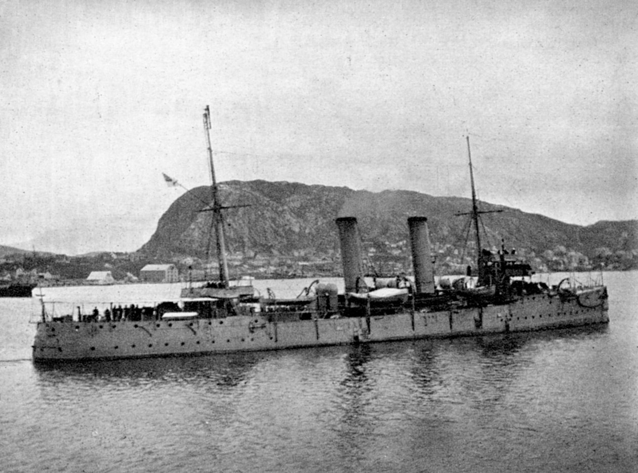 HMS Spartan au large de la Norvège, 1904-1908 - Queen Alexandra