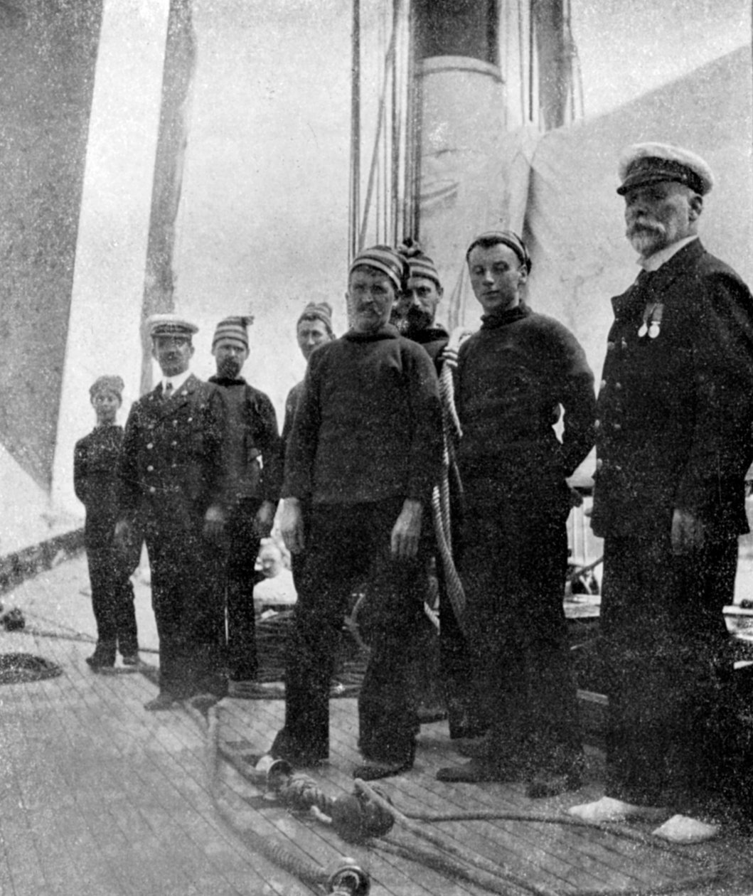 À bord du yacht Britannia, 1908 - Queen Alexandra