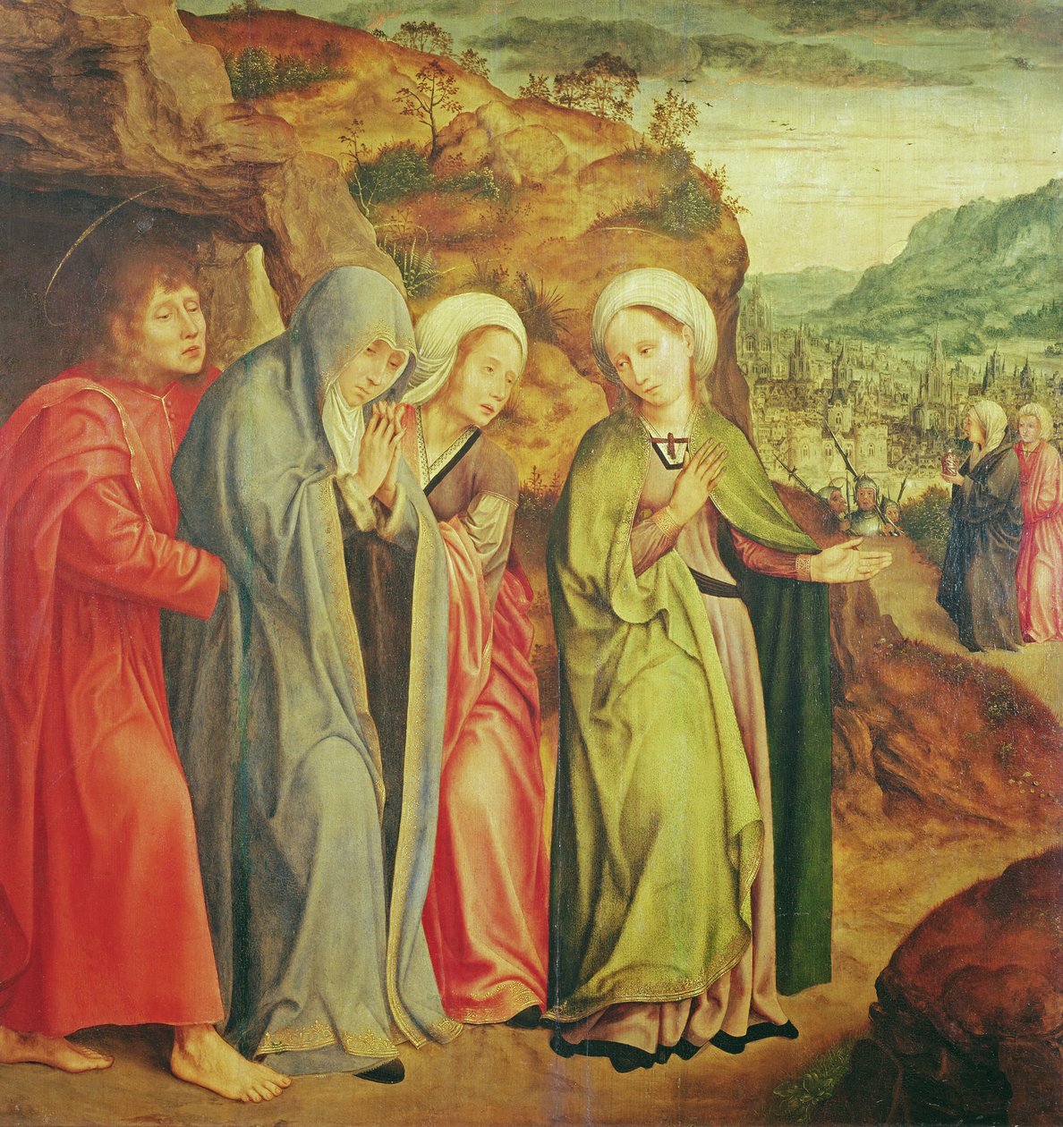 Lamentation après la mort du Christ - Quentin Massys or Metsys