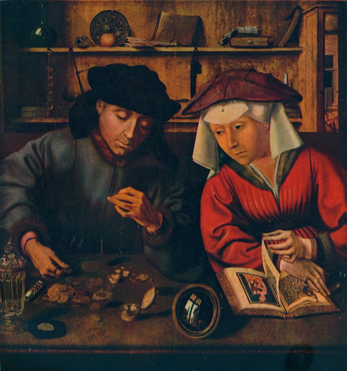 Le prêteur sur gages et sa femme - Quentin Metsys I