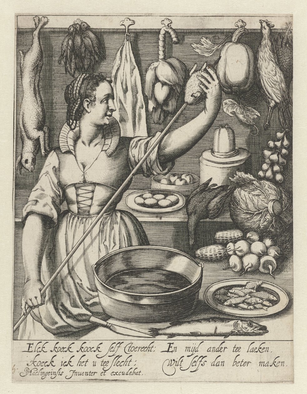 La cuisinière - Quirin Boel (possibly)