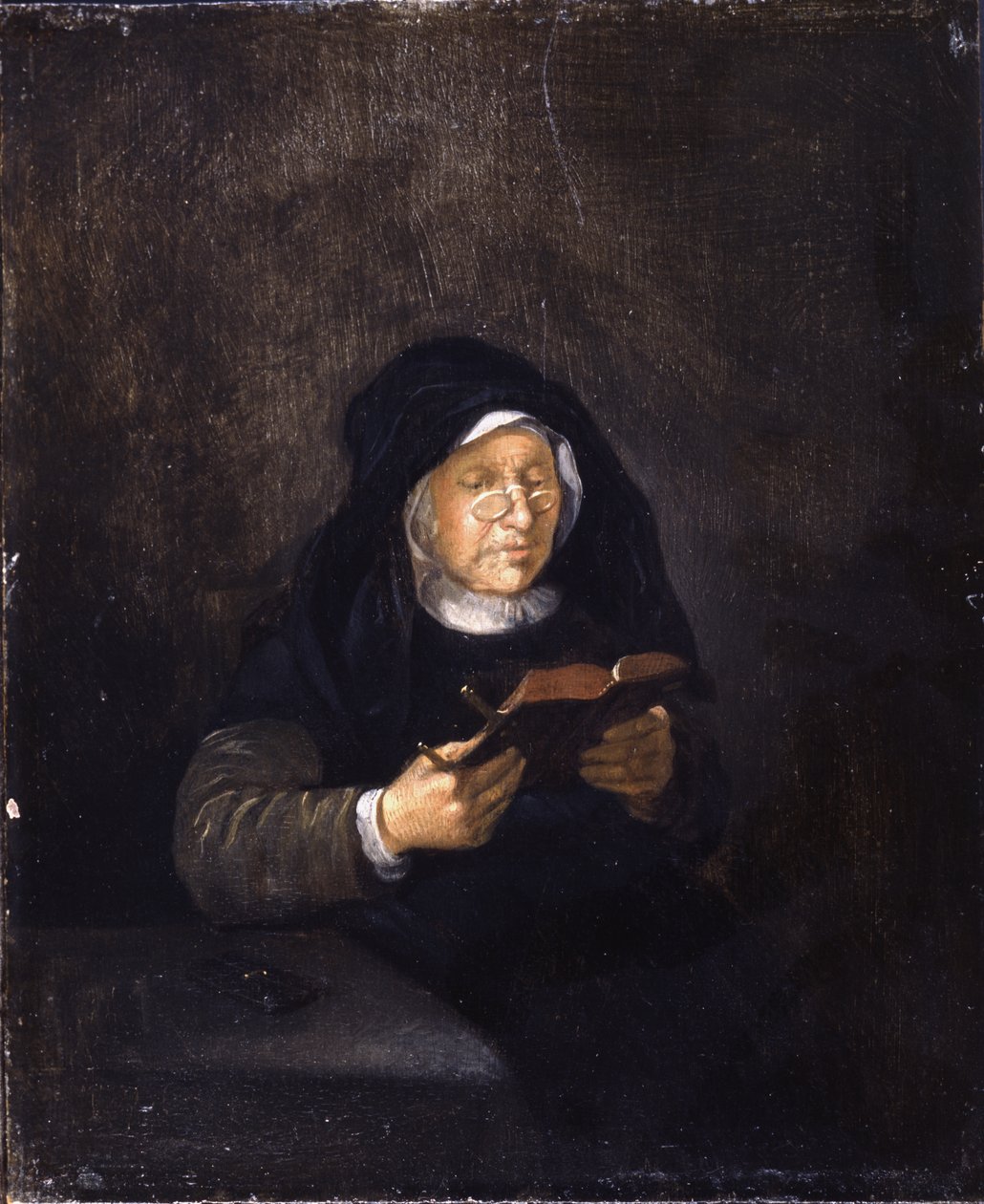 Vieille femme lisant - Quiringh Gerritsz. van Brekelenkam
