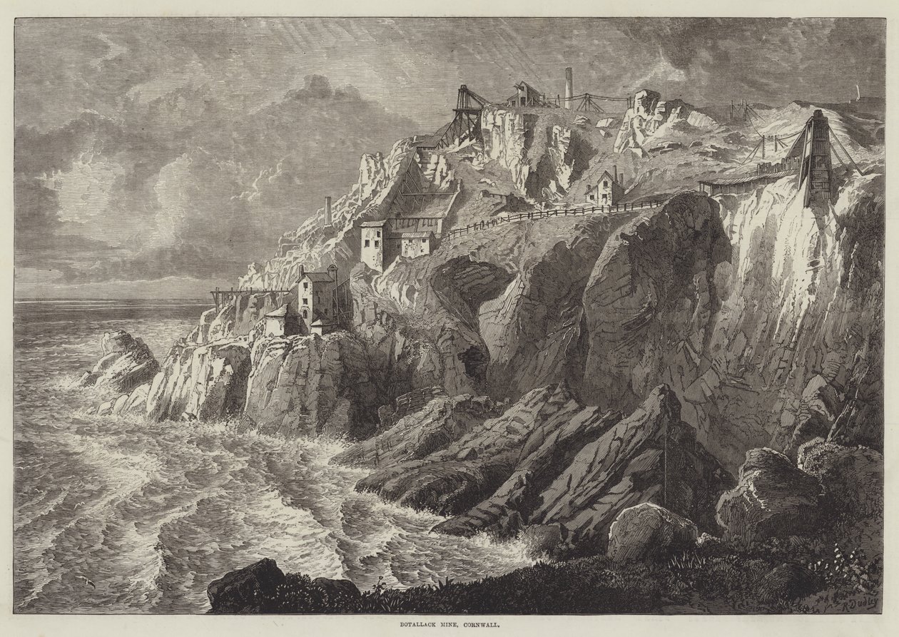 Mine de Botallack, Cornouailles - R. Dudley