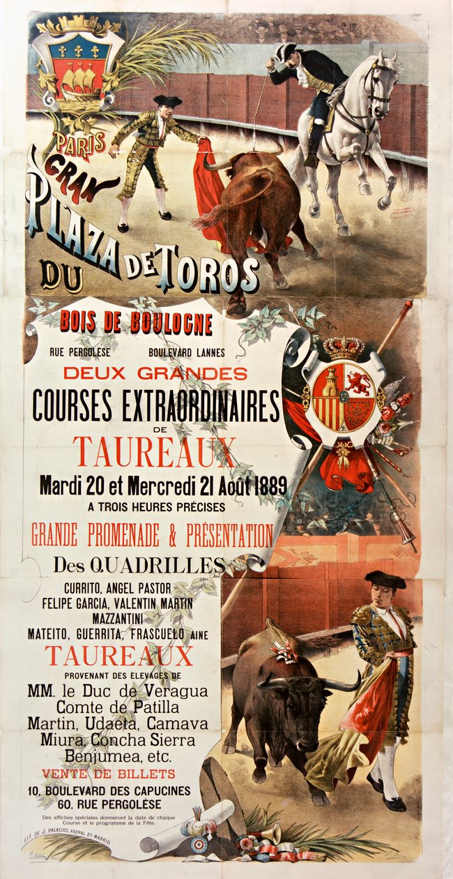 Deux grandes courses de taureaux - R. and Perea Esteban