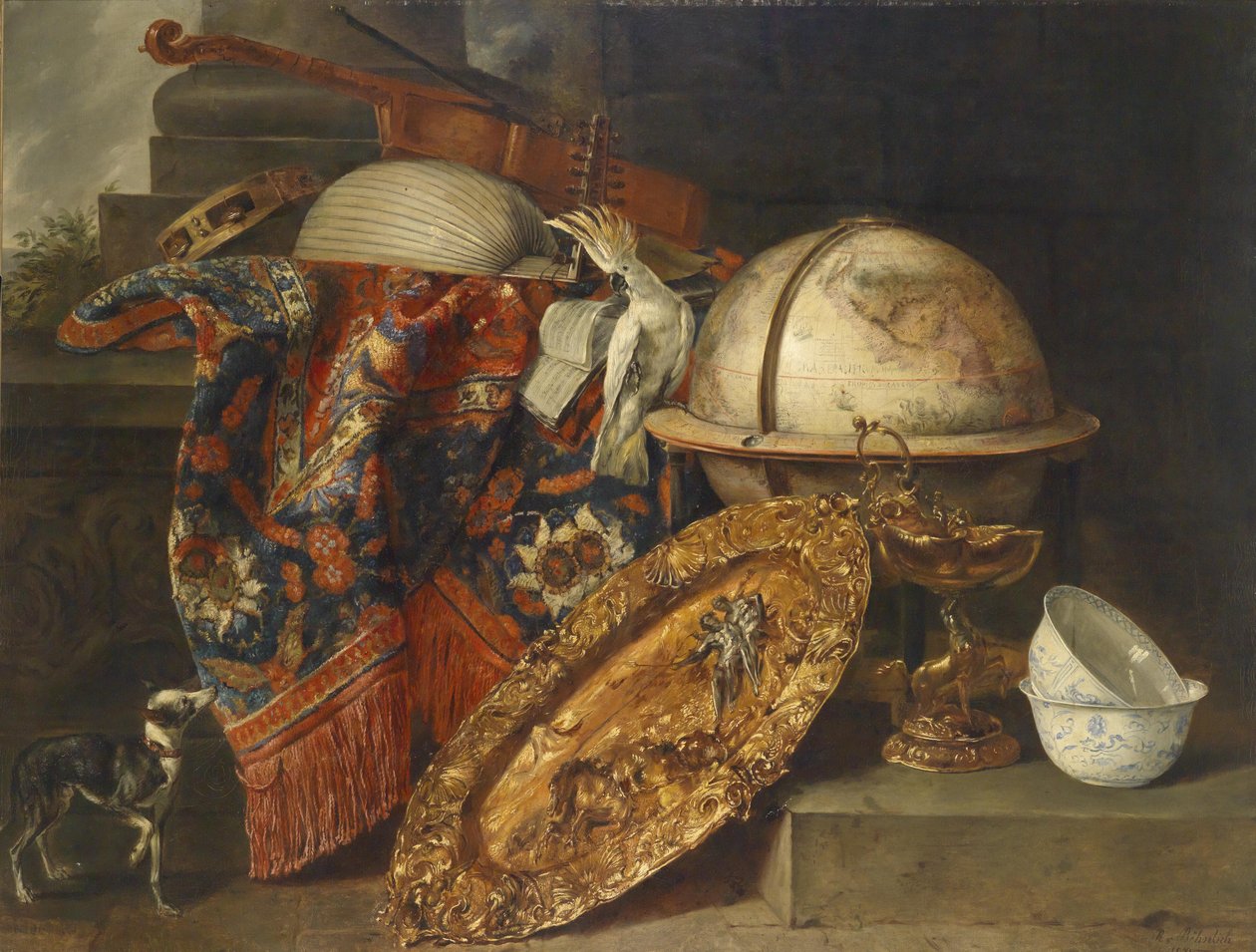 Nature morte avec globe - R. v. Böhnlich