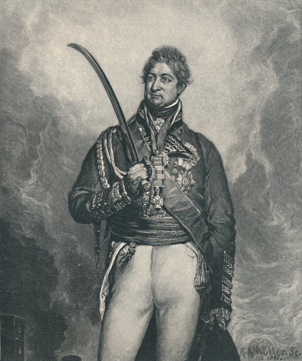 Sir Thomas Picton, vers 1810, 1896 - R. A. Muller