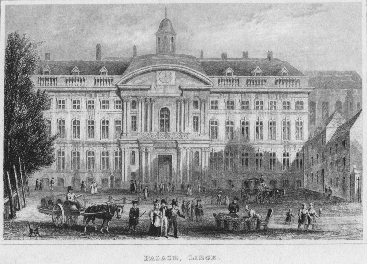 Palais, Liège, 1850 - R. Brice