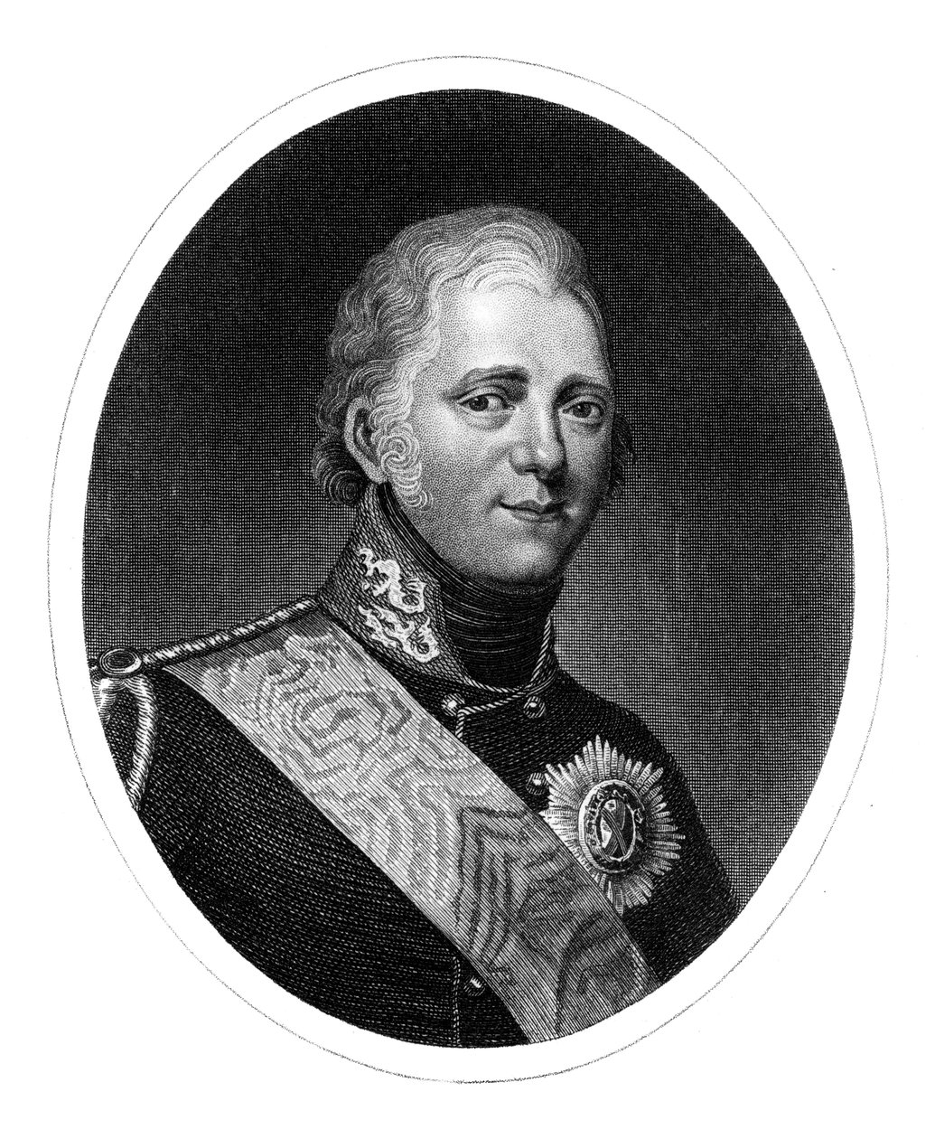 Alexandre Ier, tsar de Russie, 1826 - R. Page