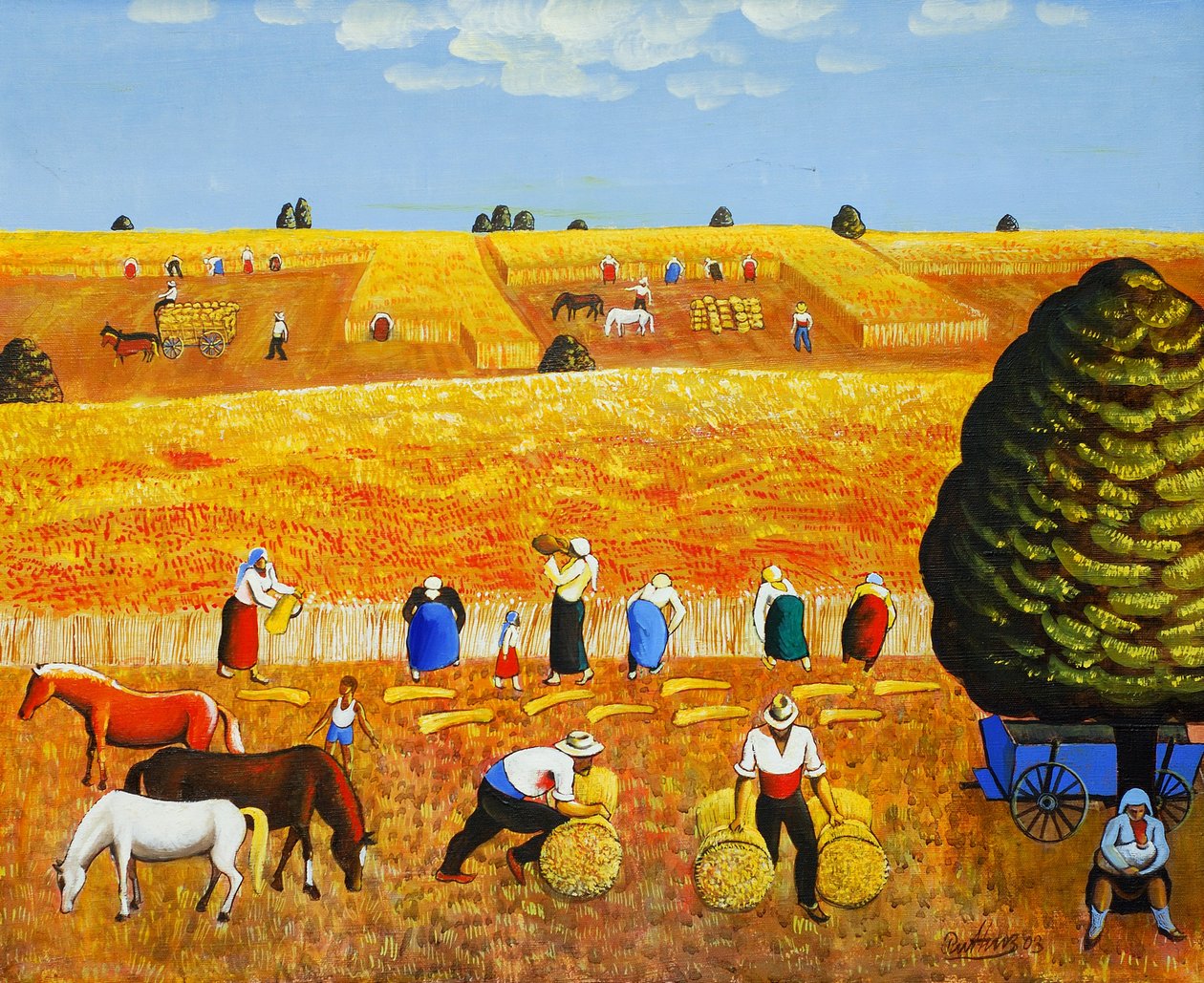 Récolte dorée, 2002 - Radi Nedelchev