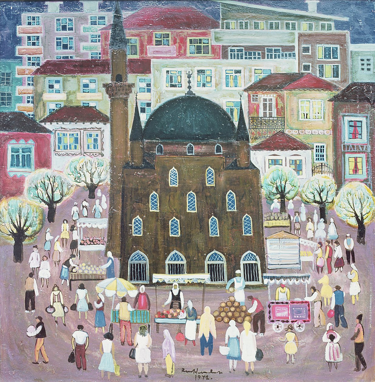 Mosquée à Razgrad, 1972 - Radi Nedelchev